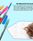 GeLuxe 6 Glitter Color Gel Roller Pen
