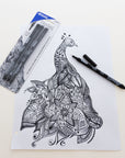 Skylar 0.4 mm Black Fineliner Pen (4/Pack)