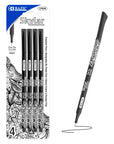 Skylar 0.4 mm Black Fineliner Pen (4/Pack)