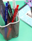 Reva Asst. Color Retractable Pen w/ Cushion Grip (8/Pack)