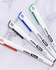 Fiero Assorted Color Fiber Tip Fineliner Pen (4/Pack)