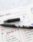 Frizz Black Erasable Gel Pen with Grip