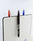 Frizz Black Erasable Gel Pen with Grip