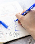 Frizz Blue Erasable Gel Pen with Grip