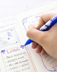 Frizz Blue Erasable Gel Pen with Grip