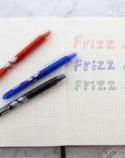 Frizz Blue Erasable Gel Pen with Grip