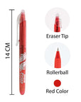 Frizz Red Erasable Gel Pen with Grip
