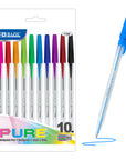 10 Pure Neon Color Stick Pen