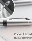 York Black Rollerball Pen w/ Grip (3/Pack)