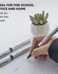 York Black Rollerball Pen w/ Grip (3/Pack)