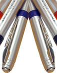 York Black Rollerball Pen w/ Grip (3/Pack)