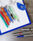 York Black Rollerball Pen w/ Grip (3/Pack)