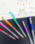 Essence Gel Pen 6 Scented Glitter Color w/ Cushion Grip