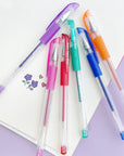 Essence Gel Pen 6 Scented Glitter Color w/ Cushion Grip