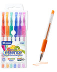Essence Gel Pen 6 Scented Glitter Color w/ Cushion Grip