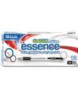 Essence Gel Pen Black w/ Cushion Grip (12/Box)