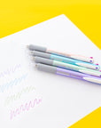4 Fashion Color Pen w/ Cushion Grip