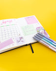 4 Fashion Color Pen w/ Cushion Grip