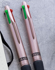 Satin Top 4-Color Pen w/ Cushion Grip (2/Pack)