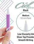 Ciel Serena FUSE Tech Ink Retractable Pen w/ Rubberized Barrel (2/Pack)