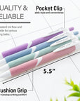 Ciel Serena FUSE Tech Ink Retractable Pen w/ Rubberized Barrel (2/Pack)