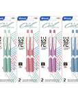 Ciel Serena FUSE Tech Ink Retractable Pen w/ Rubberized Barrel (2/Pack)