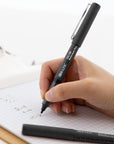Callum Black Needle-Tip Rollerball Pen w/ Jumbo Ink Tank (2/Pack)