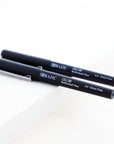 Callum Black Needle-Tip Rollerball Pen w/ Jumbo Ink Tank (2/Pack)