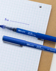 Callum Blue Needle-Tip Rollerball Pen w/ Jumbo Ink Tank (2/Pack)