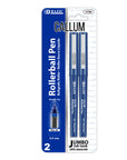 Callum Blue Needle-Tip Rollerball Pen w/ Jumbo Ink Tank (2/Pack)