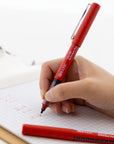 Callum Red Needle-Tip Rollerball Pen w/ Jumbo Ink Tank (2/Pack)