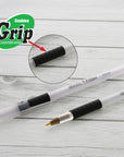 Prima Black Stick Pen w/ Cushion Grip (8/Pack)