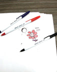 Nova Assorted Color Stick Pen (12/Pack)