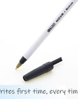 Nova Black Color Stick Pen (12/Pack)