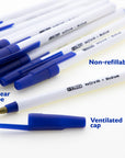 Nova Blue Color Stick Pen (12/Pack)