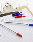 Pure Assorted Color Stick Pen (12/Pack)