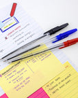 Pure Assorted Color Stick Pen (12/Pack)