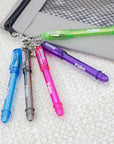 Palm Mini Ballpoint Pen w/ Key Ring (5/Pack)