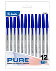 Pure Blue Stick Pen (12/Pack)