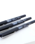 Norte Black Needle-Tip Rollerball Pen (3/Pack)