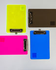 Plastic Clipboard Memo Size w/ Low Profile Clip