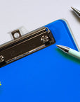 Plastic Clipboard Memo Size w/ Low Profile Clip