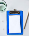 Plastic Clipboard Memo Size w/ Low Profile Clip