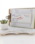 Hardboard Clipboard w/ Sturdy Spring Clip - Memo Size