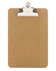 Hardboard Clipboard w/ Sturdy Spring Clip - Memo Size