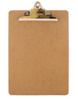 Hardboard Clipboard Standard Size w/ Sturdy Spring Clip