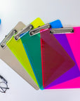 Plastic Clipboard Standard Size w/ Low Profile Clip