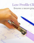 PVC Standard Clipboard Pastel Color w/ Low Profile Clip