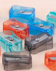 Felix Square Transparent Pencil Sharpener (12/Pack)
