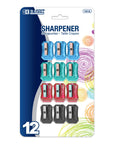 Felix Square Transparent Pencil Sharpener (12/Pack)